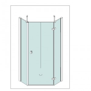 Frameless shower enclosures